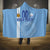 Custom Uruguay Football Hooded Blanket Sun of May The Sky Blue