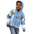 Custom Uruguay Football Kid Hoodie Sun of May The Sky Blue - Wonder Print Shop