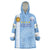 Custom Uruguay Football Wearable Blanket Hoodie Sun of May The Sky Blue