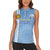 Custom Uruguay Football Women Sleeveless Polo Shirt Sun of May The Sky Blue - Wonder Print Shop