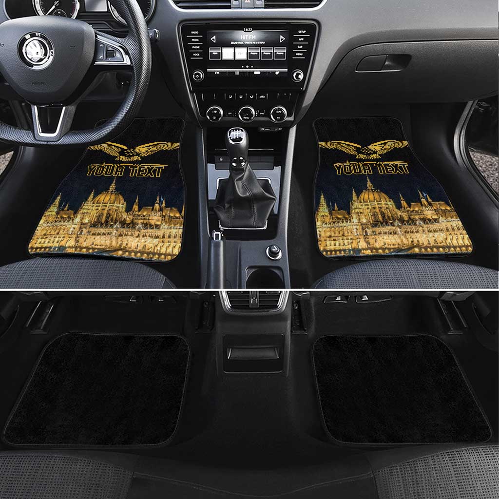 Personalized Hungary Budapest Capital Car Mats Hungarian Turul Bird - Wonder Print Shop