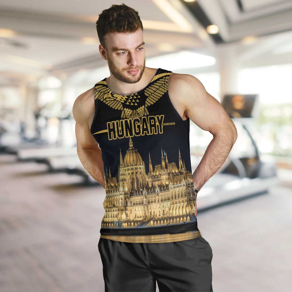 Personalized Hungary Budapest Capital Men Tank Top Hungarian Turul Bird - Wonder Print Shop