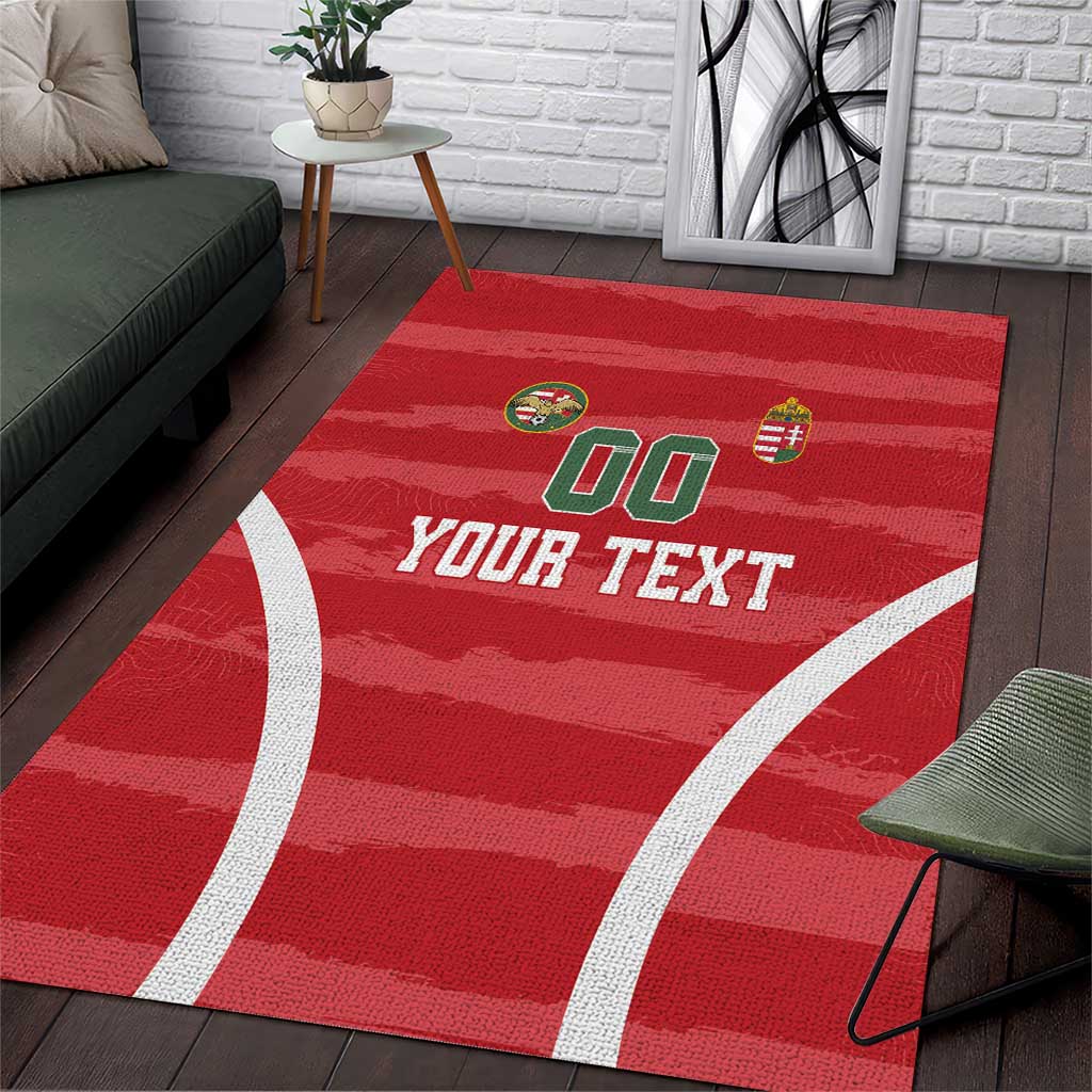 Custom Hungary Football Area Rug Magyarok Classic Football