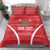 Custom Hungary Football Bedding Set Magyarok Classic Football - Wonder Print Shop