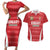 Custom Hungary Football Couples Matching Short Sleeve Bodycon Dress and Hawaiian Shirt Magyarok Classic Football - Wonder Print Shop