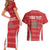 Custom Hungary Football Couples Matching Short Sleeve Bodycon Dress and Hawaiian Shirt Magyarok Classic Football - Wonder Print Shop