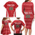 Custom Hungary Football Family Matching Long Sleeve Bodycon Dress and Hawaiian Shirt Magyarok Classic Football - Wonder Print Shop