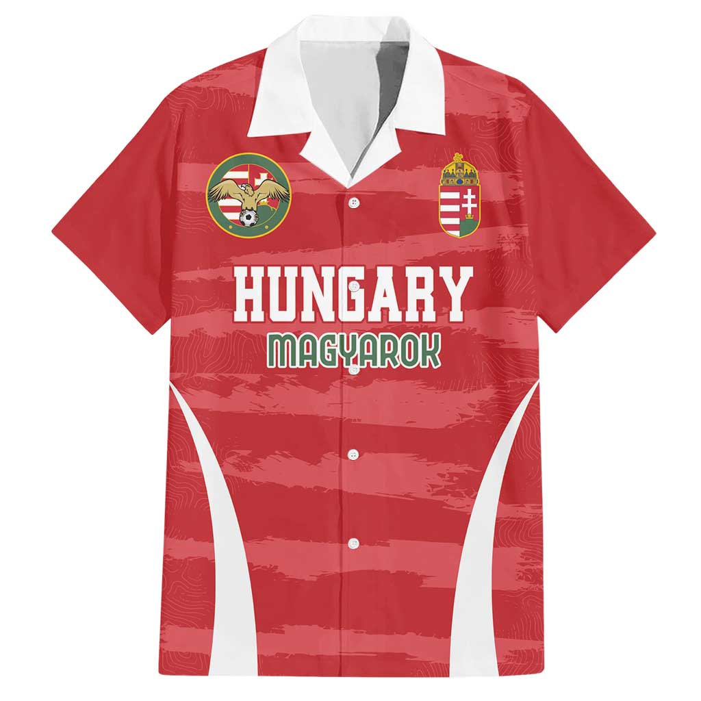 Custom Hungary Football Hawaiian Shirt Magyarok Classic Football - Wonder Print Shop