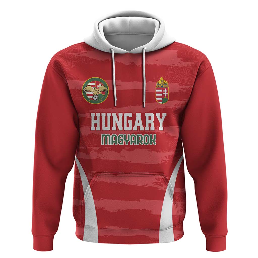 Custom Hungary Football Hoodie Magyarok Classic Football - Wonder Print Shop