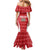 Custom Hungary Football Mermaid Dress Magyarok Classic Football - Wonder Print Shop