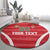 Custom Hungary Football Round Carpet Magyarok Classic Football