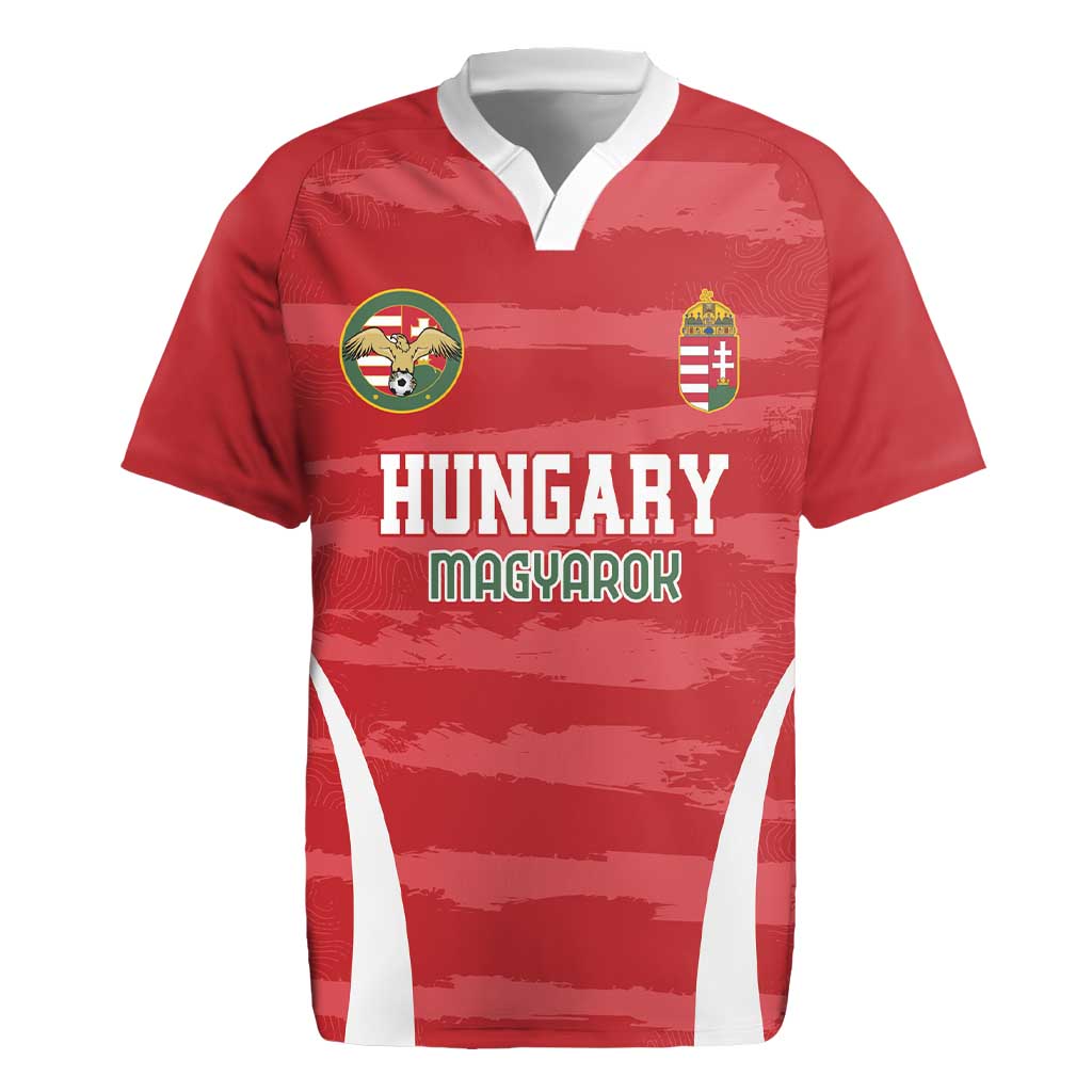 Custom Hungary Football Rugby Jersey Magyarok Classic Football - Wonder Print Shop