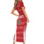 Custom Hungary Football Short Sleeve Bodycon Dress Magyarok Classic Football - Wonder Print Shop