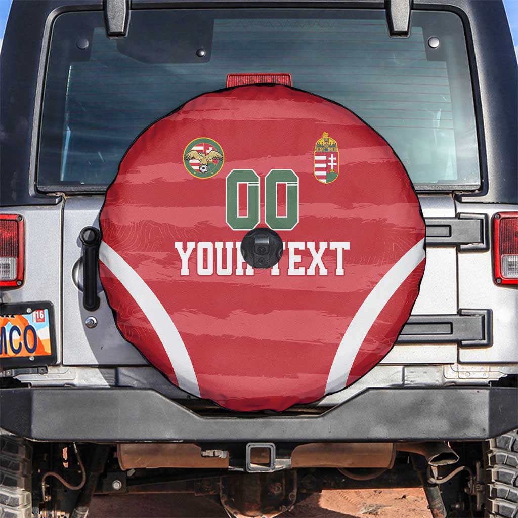 Custom Hungary Football Spare Tire Cover Magyarok Classic Football - Wonder Print Shop