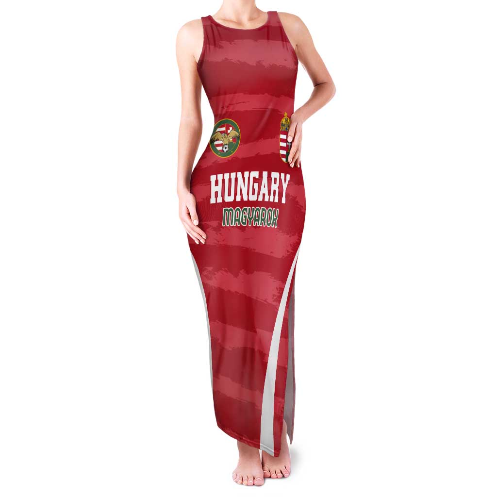 Custom Hungary Football Tank Maxi Dress Magyarok Classic Football - Wonder Print Shop