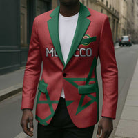 Custom Morocco Heritage Football Blazer Road To Champion