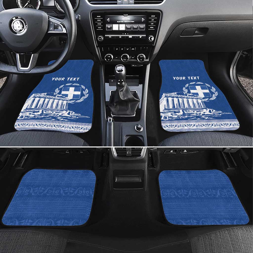 Personalized Greece Athena Goddess Car Mats Parthenon Greek Key Patterns