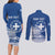 Personalized Greece Athena Goddess Couples Matching Long Sleeve Bodycon Dress and Long Sleeve Button Shirt Parthenon Greek Key Patterns