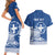 Personalized Greece Athena Goddess Couples Matching Short Sleeve Bodycon Dress and Hawaiian Shirt Parthenon Greek Key Patterns