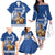 Personalized Greece Athena Goddess Family Matching Off The Shoulder Long Sleeve Dress and Hawaiian Shirt Parthenon Greek Key Patterns