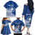 Personalized Greece Athena Goddess Family Matching Off The Shoulder Long Sleeve Dress and Hawaiian Shirt Parthenon Greek Key Patterns