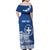 Personalized Greece Athena Goddess Family Matching Off Shoulder Maxi Dress and Hawaiian Shirt Parthenon Greek Key Patterns