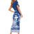 Personalized Greece Athena Goddess Family Matching Short Sleeve Bodycon Dress and Hawaiian Shirt Parthenon Greek Key Patterns