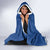 Personalized Greece Athena Goddess Hooded Blanket Parthenon Greek Key Patterns