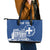 Personalized Greece Athena Goddess Leather Tote Bag Parthenon Greek Key Patterns