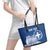 Personalized Greece Athena Goddess Leather Tote Bag Parthenon Greek Key Patterns