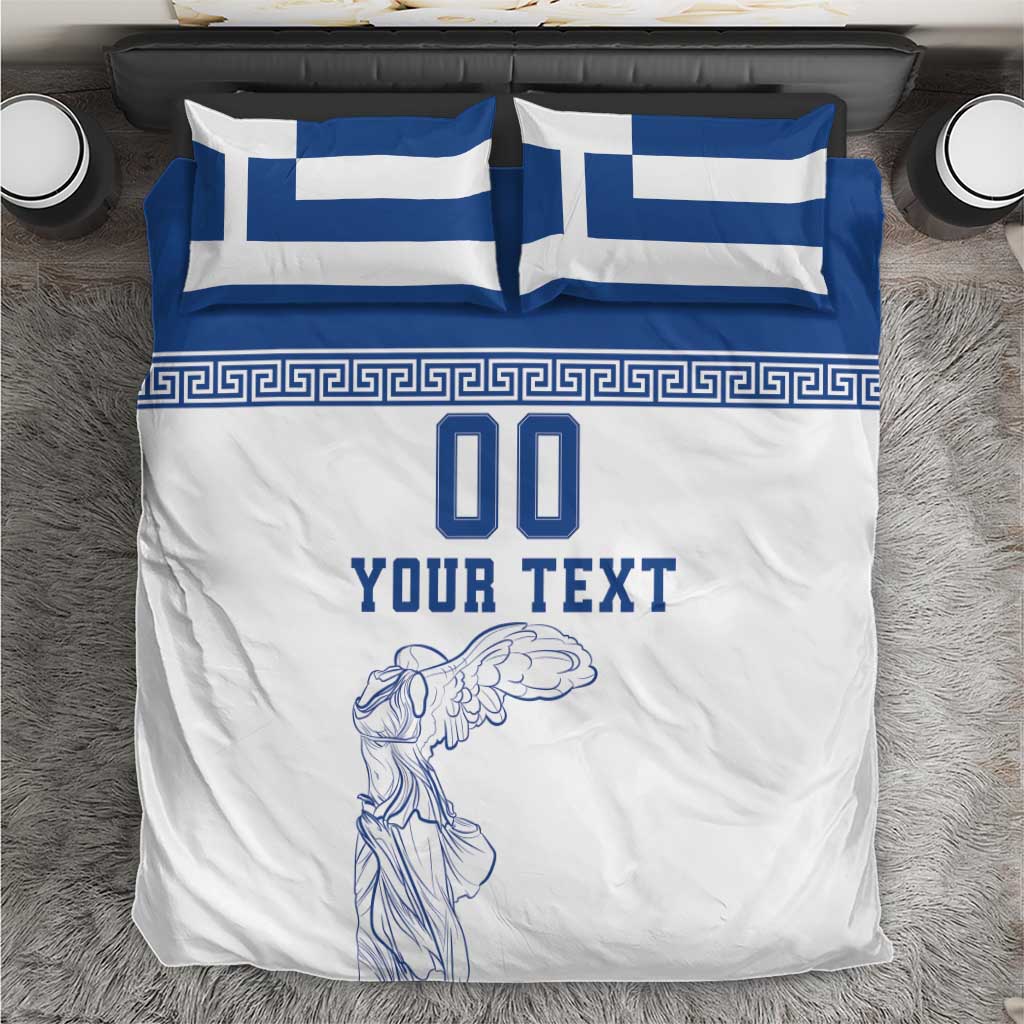 Custom Greece Football Bedding Set Go Champions Ethniki LT18