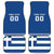 Custom Greece Football Car Mats Go Champions Ethniki LT18