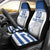 Custom Greece Football Car Seat Cover Go Champions Ethniki LT18