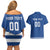 Custom Greece Football Couples Matching Off Shoulder Short Dress and Hawaiian Shirt Go Champions Ethniki LT18