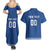 Custom Greece Football Couples Matching Summer Maxi Dress and Hawaiian Shirt Go Champions Ethniki LT18