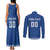 Custom Greece Football Couples Matching Tank Maxi Dress and Long Sleeve Button Shirt Go Champions Ethniki LT18