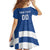 Custom Greece Football Family Matching Long Sleeve Bodycon Dress and Hawaiian Shirt Go Champions Ethniki LT18