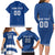 Custom Greece Football Family Matching Long Sleeve Bodycon Dress and Hawaiian Shirt Go Champions Ethniki LT18