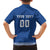 Custom Greece Football Family Matching Off The Shoulder Long Sleeve Dress and Hawaiian Shirt Go Champions Ethniki LT18