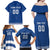 Custom Greece Football Family Matching Off Shoulder Maxi Dress and Hawaiian Shirt Go Champions Ethniki LT18