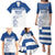 Custom Greece Football Family Matching Puletasi and Hawaiian Shirt Go Champions Ethniki LT18