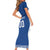 Custom Greece Football Family Matching Short Sleeve Bodycon Dress and Hawaiian Shirt Go Champions Ethniki LT18