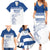 Custom Greece Football Family Matching Summer Maxi Dress and Hawaiian Shirt Go Champions Ethniki LT18