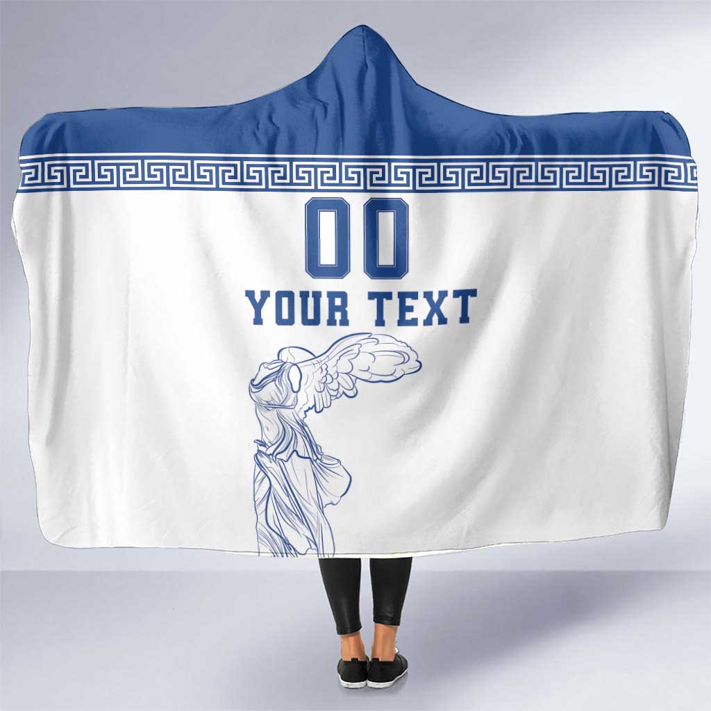 Custom Greece Football Hooded Blanket Go Champions Ethniki LT18