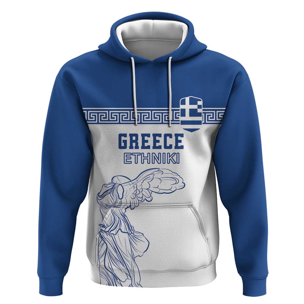 Custom Greece Football Hoodie Go Champions Ethniki LT18