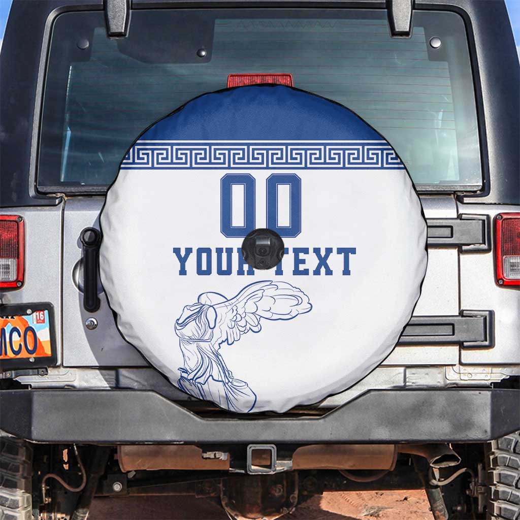 Custom Greece Football Spare Tire Cover Go Champions Ethniki LT18