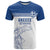 Custom Greece Football T Shirt Go Champions Ethniki LT18