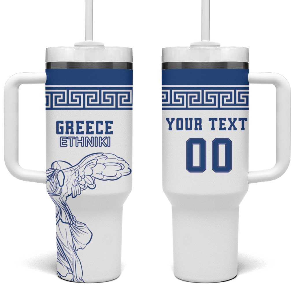 Custom Greece Football Tumbler With Handle Go Champions Ethniki LT18