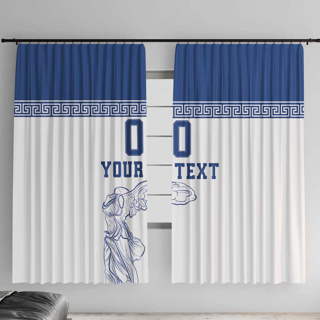 Custom Greece Football Window Curtain Go Champions Ethniki LT18