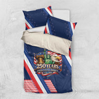 America 250th Anniversary Bedding Set USA 1776-2026 Patriotic Eagle